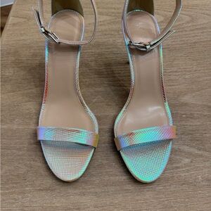 Jcrew Iridescent ankle-strap high-heel sandal size 9 New Women's Heels
